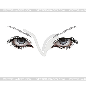 Woman eyes - vector clipart