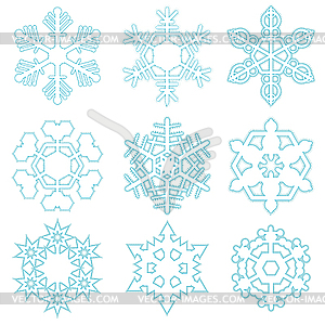 Snowflakes - vector clipart