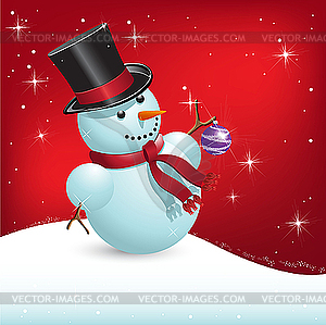 Snowman - vector clip art