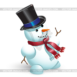 Snowman - vector clipart