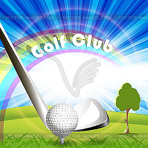 Golf Club - vector clip art