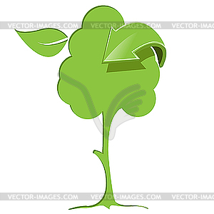 Green Tree - vector image