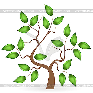 Green tree - vector clip art