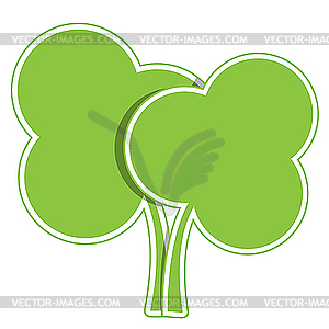 Green tree - vector clipart