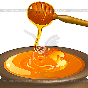 Honey - color vector clipart