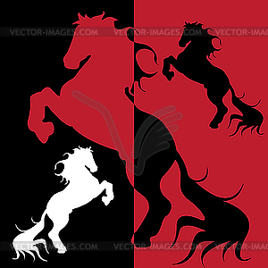 Horse - royalty-free vector clipart