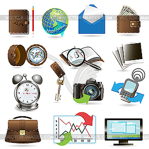 Miscellaneous icons - vector clip art