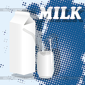 Milk - stock vector clipart