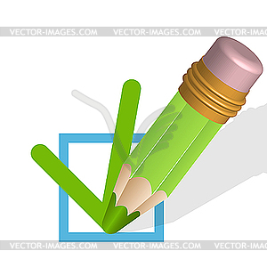 Pencil - stock vector clipart