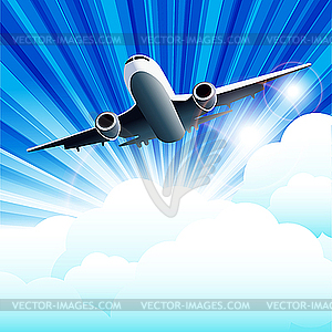 Airplane - vector image