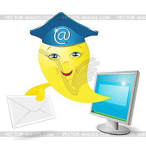 Postman - vector clip art