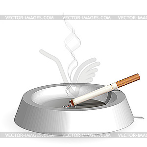 Курение - изображение в векторном формате