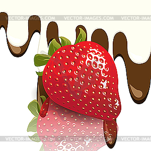 Strawberry - royalty-free vector clipart