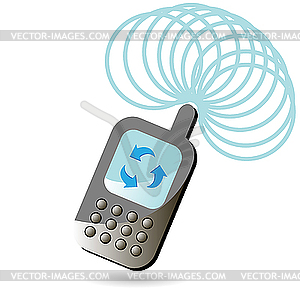 Telephone - vector clipart / vector image