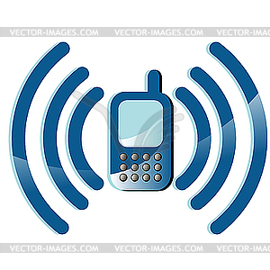 Telephone - vector image