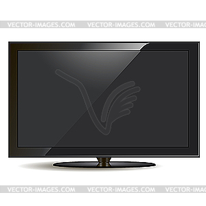 Television set - royalty-free vector clipart