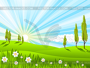 Landscape - vector clipart / vector image