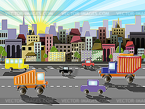 City - vector clipart / vector image