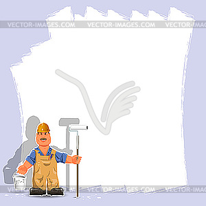 Painter - vector clipart