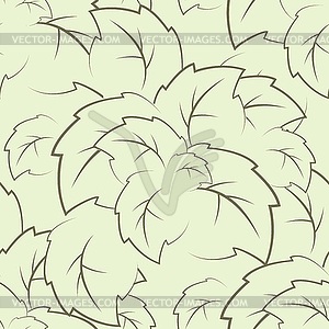 Seamless texture of foliage - vector image