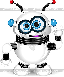 Funny robot - vector clip art