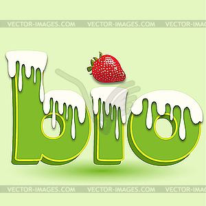 Bio - vector clipart