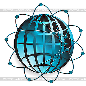 Globe - vector image