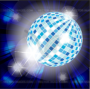 Disco ball - royalty-free vector clipart