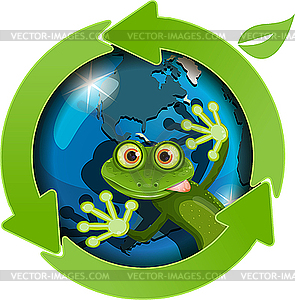 Frog - vector clipart / vector image