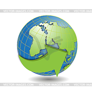 Globe - vector clipart