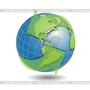 Globe - vector image