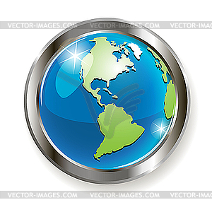 Globe - vector image