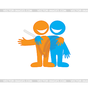 Friends - vector image