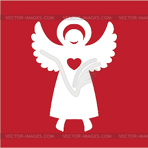 Angel - royalty-free vector clipart