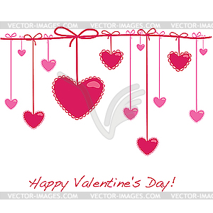 Valentine's Day card - vector image