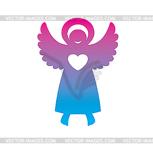 Love angel - vector clipart