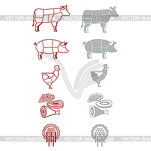 Meat - vector image