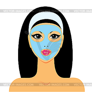 Spa mask - vector clipart