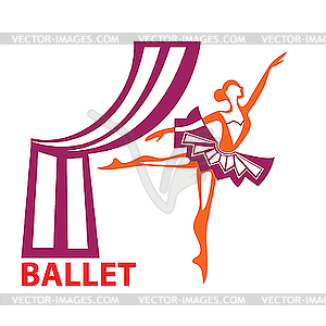 Ballet - vector clipart