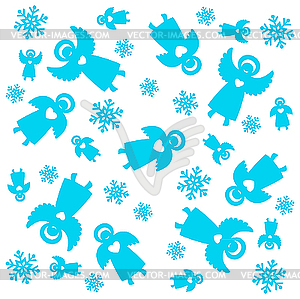 Christmas pattern - vector image