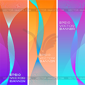 Abstract banners - vector clip art