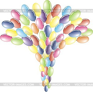 Air balloons - vector clip art