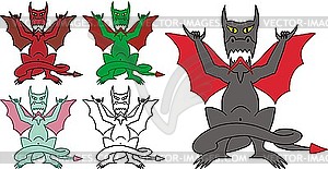 Dragons - vector image