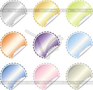 Colorful labels - vector clipart / vector image