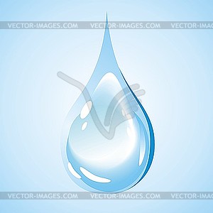 Water drop - vector clipart