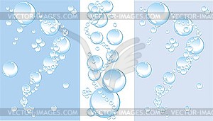 Bubbles background - vector clipart