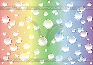 Bubbles background - vector image