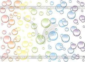 Bubbles background - vector image