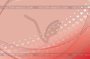 Valentines heart halftone background in - vector image