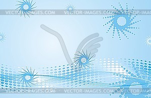 Abstract halftone background in - vector image